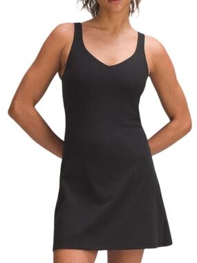 lululemon athletica Black align dress with shorts